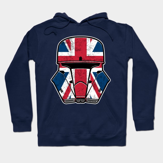 UK Patriot Hoodie by MatamorosGraphicDesign